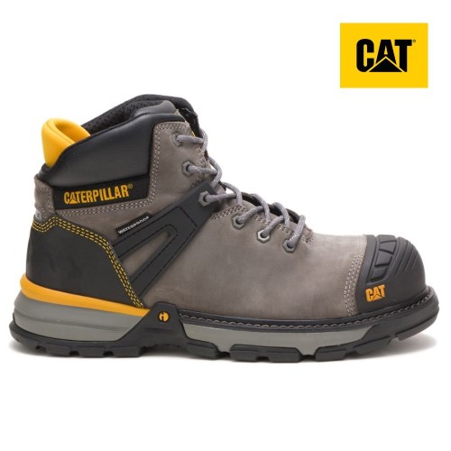 Pánské Pracovní Boty Caterpillar Excavator Superlite Waterproof Nano Toe Šedé (CZ-9GIX)